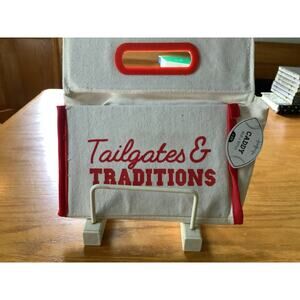 LOT OF 2 Canvas 6-Pack Caddy Bottle Holders